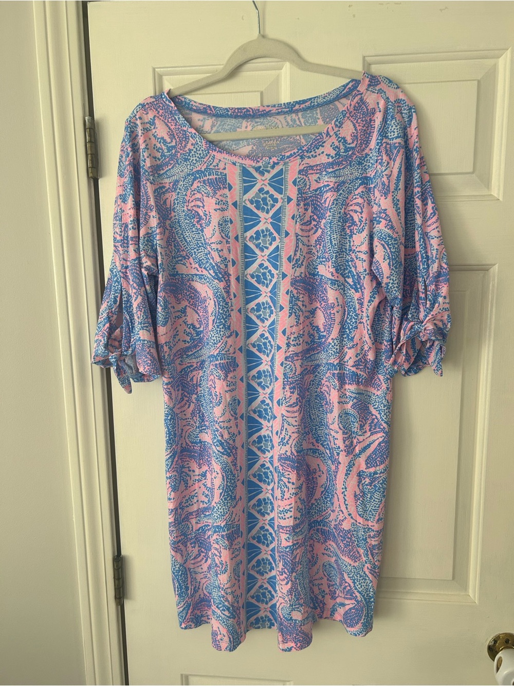 Lilly Pulitzer Relaxed Fit Dress with knotted sleeves - XL